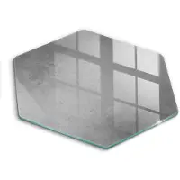 Wallfluent Glazen Snijplanken - Betonnen textuur achtergrond Snijplanken Glas - h40 cm - Grijs Snijplanken van Glas - Glazen Hakplank - Design Glazen Snijplank Keuken - Antislip Glazen Serveerplank