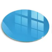 Wallfluent Glazen Snijplanken - Blauw Snijplanken Glas - 40fi cm - Lichtblauw Snijplanken van Glas - Snijplank van Glas - Glazen Snijplank Voor Keuken - Antislip Glazen Snijplank