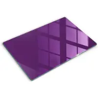 Wallfluent Glazen Snijplanken - Paars Snijplanken Glas - 80 cm x 52 cm - Donkeroranje Snijplanken van Glas - Snijplank van Glas - Glazen Snijplank Voor Keuken - Antislip Glazen Snijplank