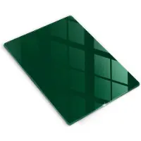 Wallfluent Glazen Snijplanken - Groente Snijplanken Glas - 40 cm x 52 cm - Donkergroen Snijplanken van Glas - Glazen Hakplank - Design Glazen Snijplank Keuken - Antislip Glazen Serveerplank