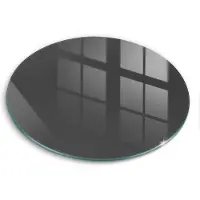 Wallfluent Glazen Snijplanken - Grijs Snijplanken Glas - 30fi cm - Donkergrijs Snijplanken van Glas - Glazen Serveerplank - Hygiënische Snijplank van Glas - Antislip Hakplank van Glas