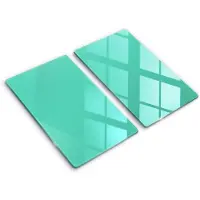 Wallfluent Glazen Snijplanken - Groente Snijplanken Glas - 2 stucks 30 cm x 52 cm - Groente Snijplanken van Glas - Keuken Snijplank Glas - Glazen Snijplank Voor Keuken - Antislip Glazen Snijplank