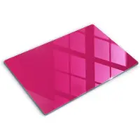 Wallfluent Glazen Snijplanken - Roze Snijplanken Glas - 80 cm x 52 cm - Donkerroze Snijplanken van Glas - Glazen Keukenplank - Hygiënische Snijplank van Glas - Antislip Hakplank van Glas