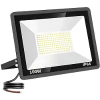 Tsong LED Breedstraler - 100 watt - Helder witte Lichtkleur 4000K - IP66 Waterbestendig - Duurzaam & Energiezuinig -60% - Bouwlamp - Tuinverlichting - 120lm/W - 12.000lm