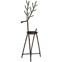 Vase the World Kaarshouder Barinas | Hert | Waxinelichthouder | Aged brass - Warm goud | Kerst | L17 x B10 x H40 cm