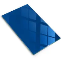Wallfluent Glazen Snijplanken - Blauw Snijplanken Glas - 30 cm x 52 cm - Blauw Snijplanken van Glas - Snijplank van Glas - Snijplank van Glas met Print - Antislip Keuken Snijplank Glas