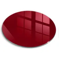 Wallfluent Glazen Snijplanken - Bourgondië Snijplanken Glas - 30fi cm - Bourgondië Snijplanken van Glas - Glazen Hakplank - Snijplank van Glas met Print - Antislip Keuken Snijplank Glas