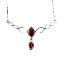 EtNox Zilveren hanger 'Jasmin' met zirconia(K5320)