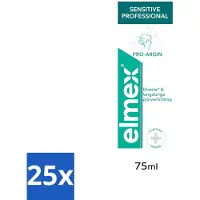 Elmex 25 x - Tandpasta - Sensitive Professional - Pro Argin - 75ml - Voordeelverpakking - 25 stuks