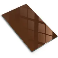 Wallfluent Glazen Snijplanken - Bruin Snijplanken Glas - 30 cm x 52 cm - Bruin Snijplanken van Glas - Glazen Serveerplank - Hygiënische Snijplank van Glas - Antislip Hakplank van Glas