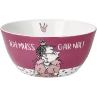 Goebel - Barbara Freundlieb | Kom Ich muss gar nix | Schaal - 15cm - porselein - 2 stuks