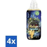 Robijn 4 x - Beautiful Mystery - Wasverzachter - 33 Wasbeurten - Wasverzachter - Wasmiddel - Geur - Fris - Zachtheid