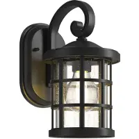 LINDBY Buitenverlichting , Ankea, dimbare, Zwart, Balkon, Kunststof, Antiek
