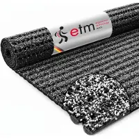 Etm Deurmat - Tegen gladheid - Granulaat gecoat - Grijs - 120 x 300 cm