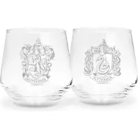 Harry Potter Gryffindor & Slytherin Unisex Glazenset - doorzichtig - Standard
