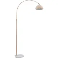 LINDBY Vloerlampe , Tonka, Beige, Woonkamer, Metaal, Modern