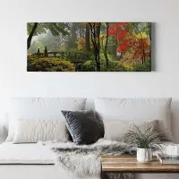 A.S. Création Canvas print DD123204 JapaneseGarden 1,0 x 0,4 m Groen Kantoor Hal/Gang Keuken Slaapkamer Woonkamer