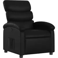 vidaXL Relaxfauteuil zwart kunstleer