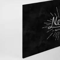 A.S. Création Canvas print DD120359 blackboard 3 0,9 x 0,6 m Zwart / Antraciet Kantoor Hal/Gang Keuken Slaapkamer Woonkamer
