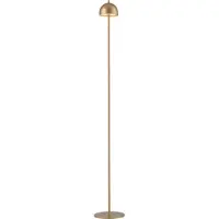Schöner Wohnen LED vloerlamp op accu Bellis, goudkleurig, IP54 dimbaar, messing / goud, Woon-/ Eetkamer, metaal, Scandinavisch