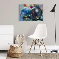 A.S. Création Canvas print DD123076 Blue Mud 0,7 x 0,5 m Blauw Kantoor Hal/Gang Keuken Slaapkamer Woonkamer