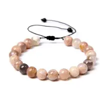 Marama - armband Sunstone - verstelbaar - vegan - edelsteen zonnesteen