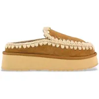 Mou Dames Klomp Eskimo leren klompen bruin (37), Leer, meer dan 10 cm, Geen, Casual MU.FW681004A
