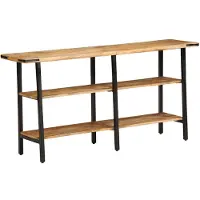 vidaXL Wandtafel 140x35x70 cm massief mangohout
