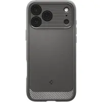 Spigen Rugged Armor Backcover MagSafe voor de Apple iPhone 17 Pro Max - Grey