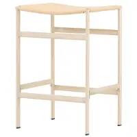 Svea - Polsty barkruk 63 cm - rattan - beige
