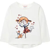 Boboli Knit T-shirt Met Lange Mouwen Wit 4 Years Kinderen