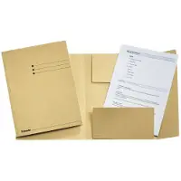 Esselte Manilla 3-klepsmap - folio - 50 stuks - Gems