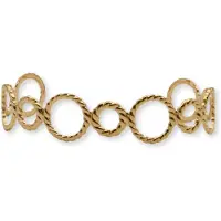 Marama - armband Hailey Goud - damesarmband - stainless steel met gouden plating - bangle - cadeau dames - licht buigbaar - geschenkzakje
