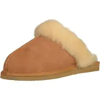 Shepherd Huisschoenen 'Jessica' crème / cognac