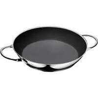 WMF Anti-aanbakpan Serveerpan 24cm CeraDur Profi Inductie Roestvrij staal besch., Pan + steelpan, Zilver