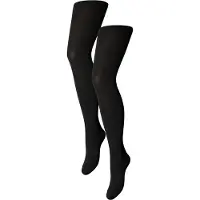 Pieces Fijne panty 'Nikoline' zwart