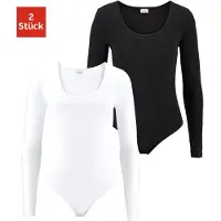 Vivance Body met lange mouwen elastische katoenkwaliteit (Set van 2)