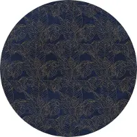 Komar Vliesbehang Zelfklevend vlies - Royal Blue - Afmeting 125 x 125 cm (1 stuk)