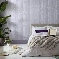 Envy vliesbehang Ups n Downs Lavender paars 10mx52cm
