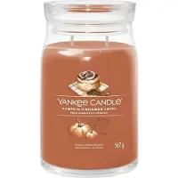 Yankee candle - Pumpkin Cinnamon Swirl Large Jar Geurkaars - 90 branduren - twee lonten