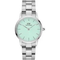 Daniel Wellington Iconic Link Dameshorloge Mintgroene Wijzerplaat - DW00100539- 36mm