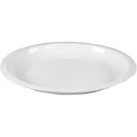 White Label Goldplast herbruikbaar bord 22 cm wit (25 stuks)