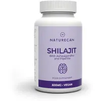 Naturecan Shilajit Capsules - Met Ashwagandha & Piperine - 60 Capsules - Veganistisch