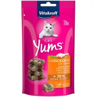 Vitakraft Cat Yums kip met kattengras kattensnack (40 g) 9 verpakkingen