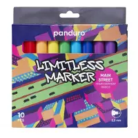 Panduro Limitless Marker M set - 10 stuks - Main Street