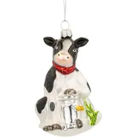 Sass & Belle Melkkoe kerstbal -