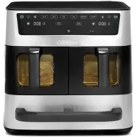 Cuisinart AFT13XSSE Tri-zone heteluchtfriteuse 13,2 L RVS-venster