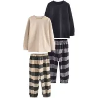 Next Nachtkledij grijs / taupe / zwart
