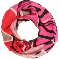 Codello Tunnelsjaal lila / pink / rood / zwart