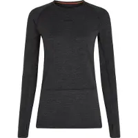 Icebreaker - Women's Merino 260 Zoneknit L/S Crewe - Merino-ondergoed L, zwart